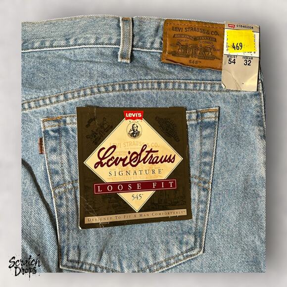 Levi's Men's 560 Loose Fit Tapered Leg Jeans W54 L32 Classic Comfortable Denim - Picture 1 of 9